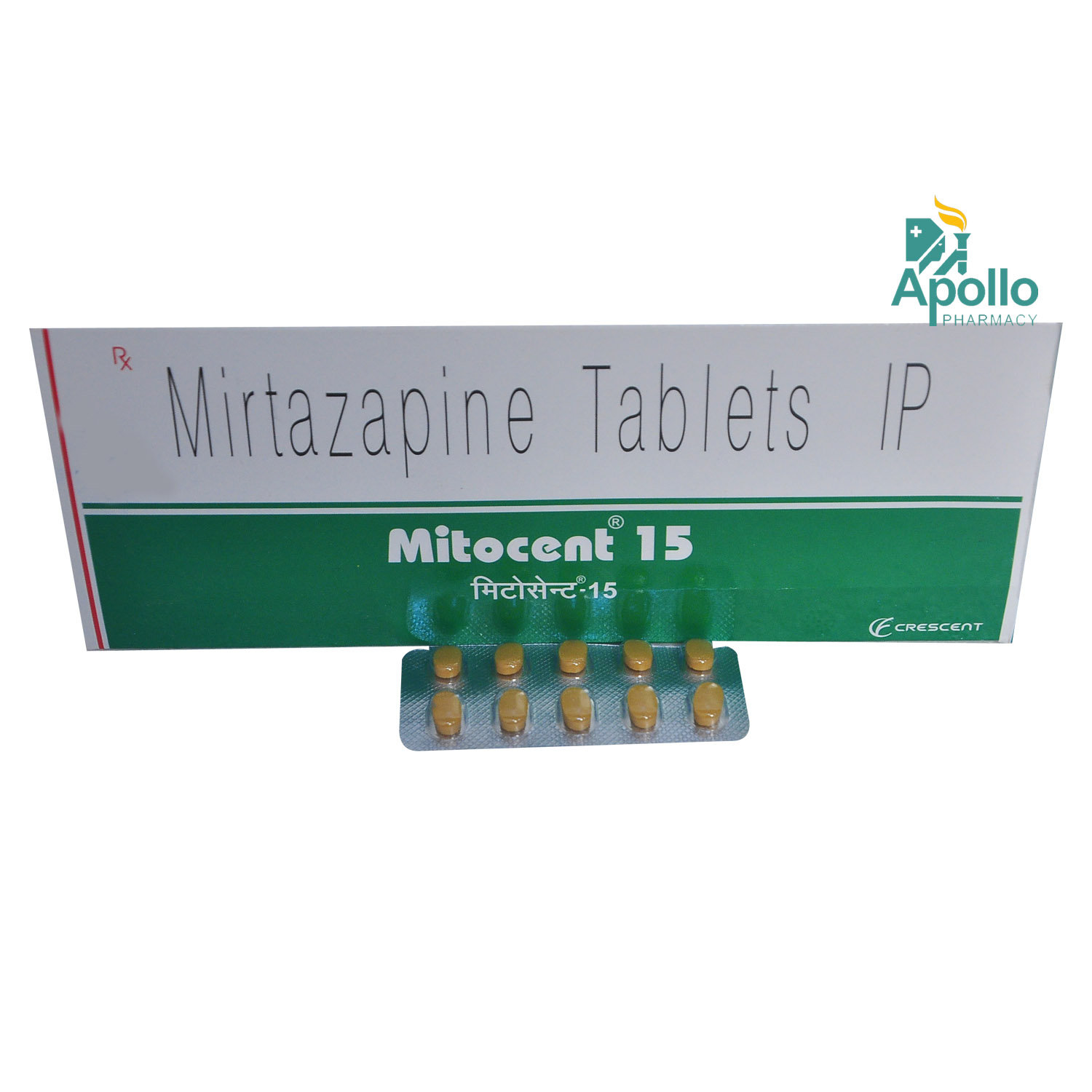 MITOCENT 15MG TABLET, Pack of 10 TABLETS MITOCENT 15MG TABLET, Pack of 10 TABLETS