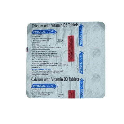 Mitocal-CCM Tablet 15's, Pack of 15 TABLETS