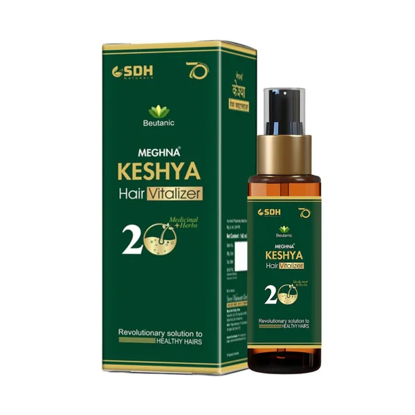 Shree Dhanwantri Meghna Keshya Hair Vitalizer, 140 ml