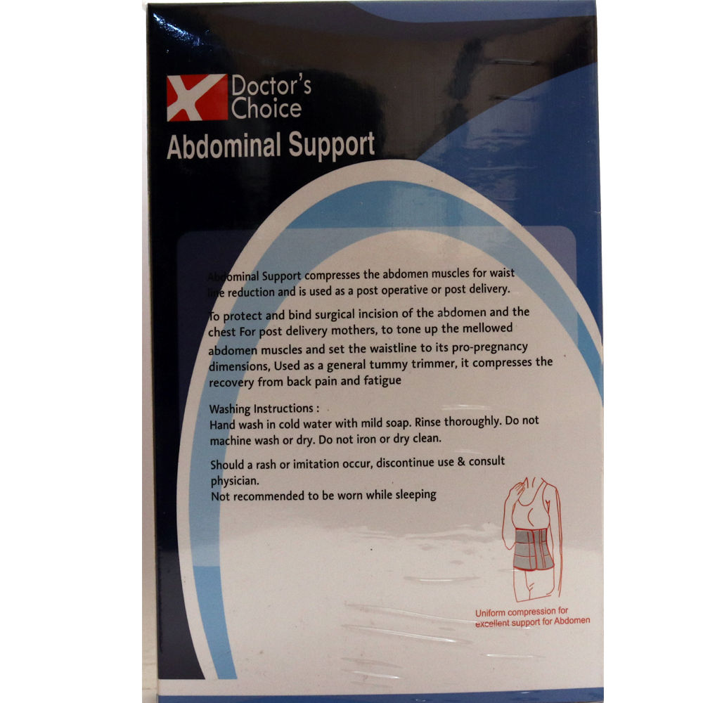Doctor's Choice Abdominal Support Medium, 1 Count Price, Uses, Side
