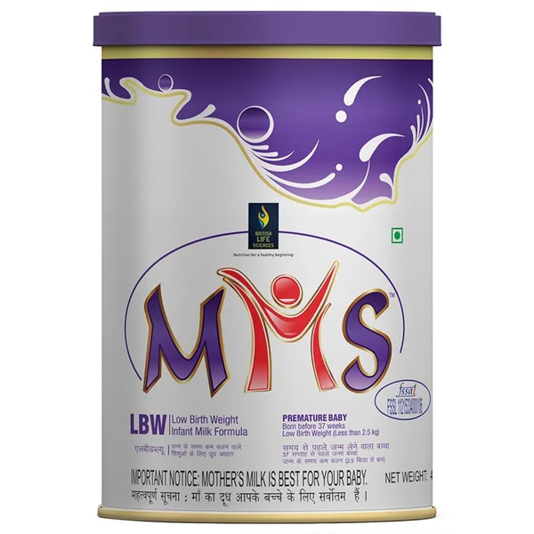 MMS Low Birth Weight Infant Milk Formula Powder, 400 gm, Pack of 1