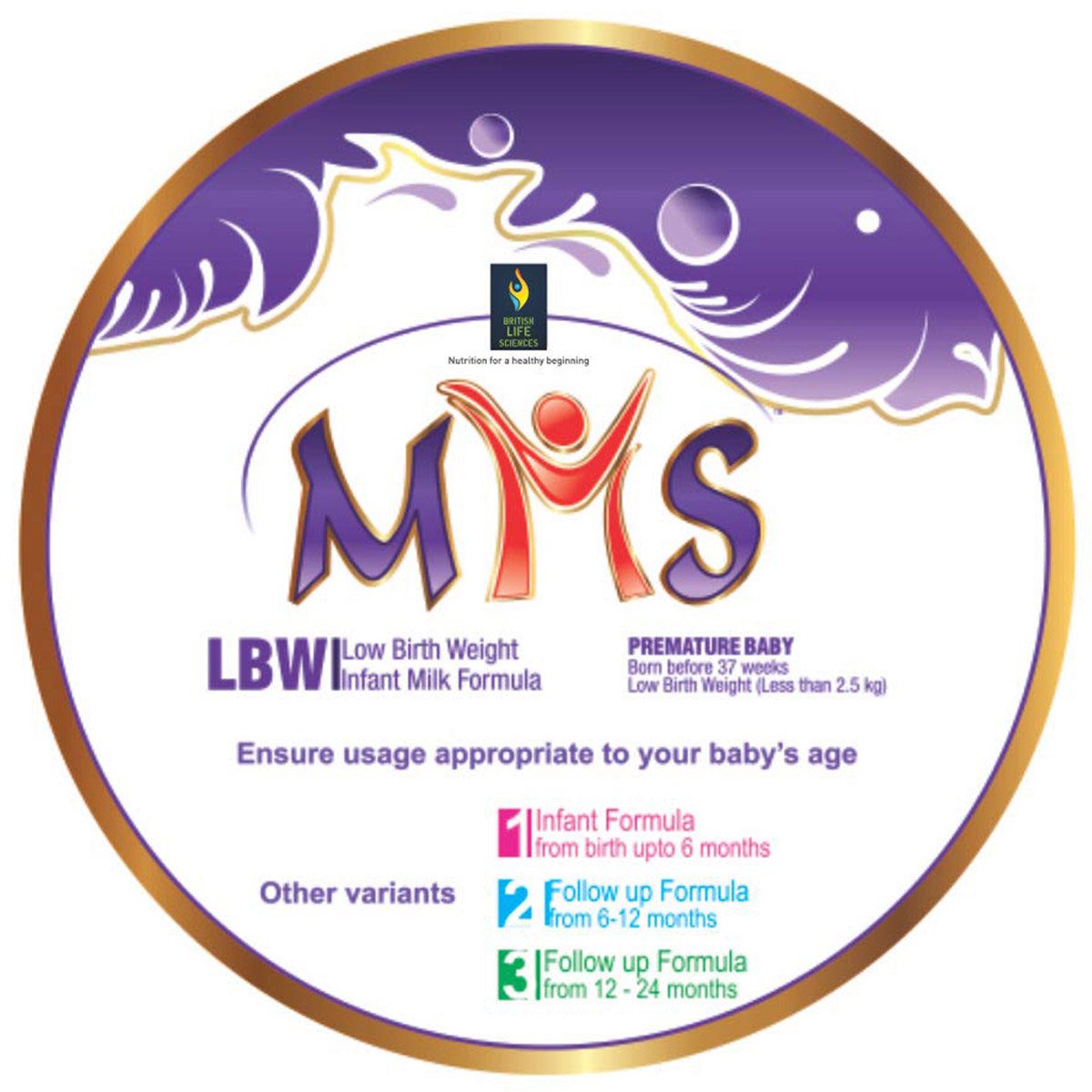 MMS Low Birth Weight Infant Milk Formula Powder, 400 gm, Pack of 1 MMS Low Birth Weight Infant Milk Formula Powder, 400 gm, Pack of 1