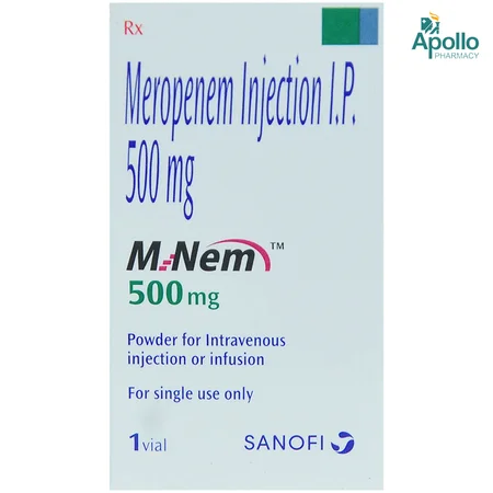 M NEM 500MG INJECTION