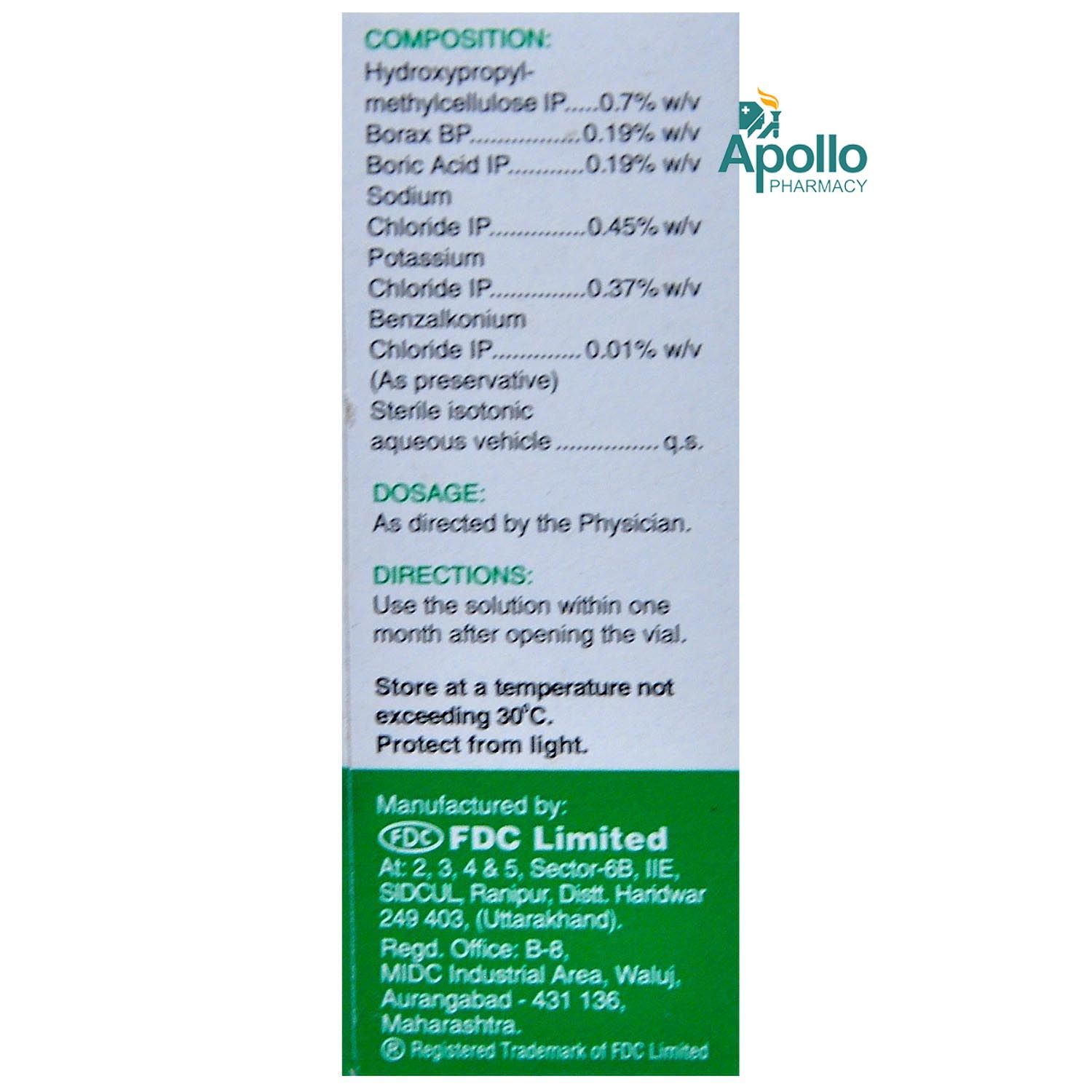 Moisol Eye Drops 5 ml Price, Uses, Side Effects, Composition Apollo