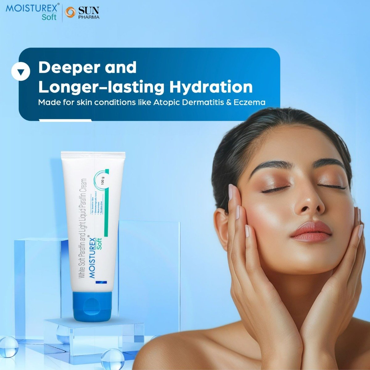 Moisturex Soft Cream 100 gm | White Soft Paraffin & Light Liquid Paraffin | Moisturises Skin, Pack of 1 Moisturex Soft Cream 100 gm | White Soft Paraffin & Light Liquid Paraffin | Moisturises Skin, Pack of 1