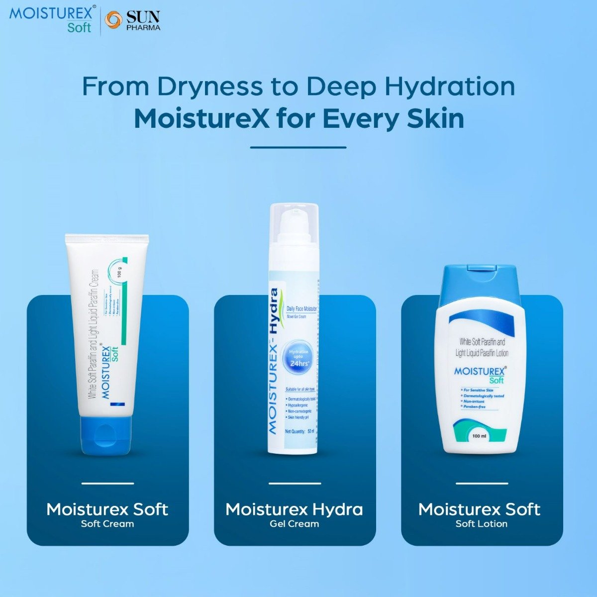 Moisturex Soft Cream 100 gm | White Soft Paraffin & Light Liquid Paraffin | Moisturises Skin, Pack of 1 Moisturex Soft Cream 100 gm | White Soft Paraffin & Light Liquid Paraffin | Moisturises Skin, Pack of 1