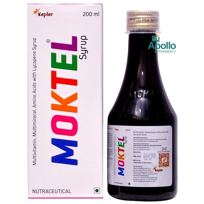 Moktel Syrup 200 ml, Pack of 1