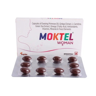 Moktel Woman Softgel Capsule 10's, Pack of 10