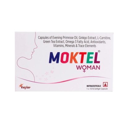 Moktel Woman Softgel Capsule 10's, Pack of 10