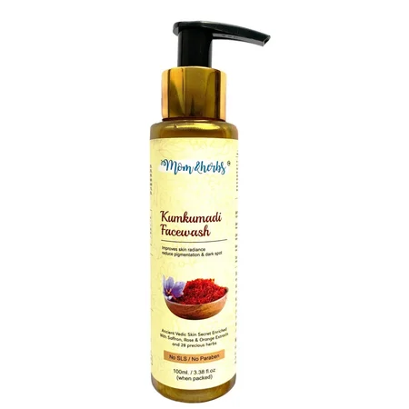 Mom&Herbs Kumkumadi Face Wash, 100 ml