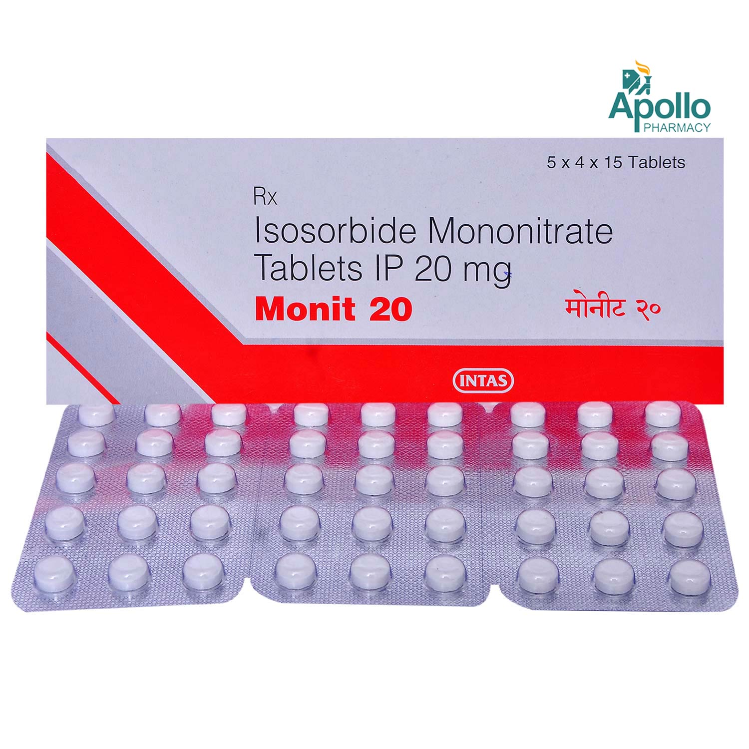 Monit 20 Tablet 15's, Pack of 15 TABLETS Monit 20 Tablet 15's, Pack of 15 TABLETS