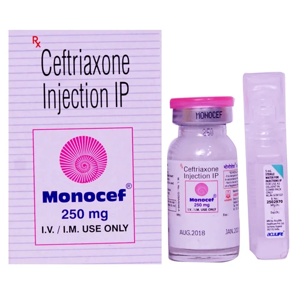 Monocef 250 mg Injection 1's