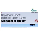 Monocef O DT 100 Tablet 10's, Pack of 10 TABLETS