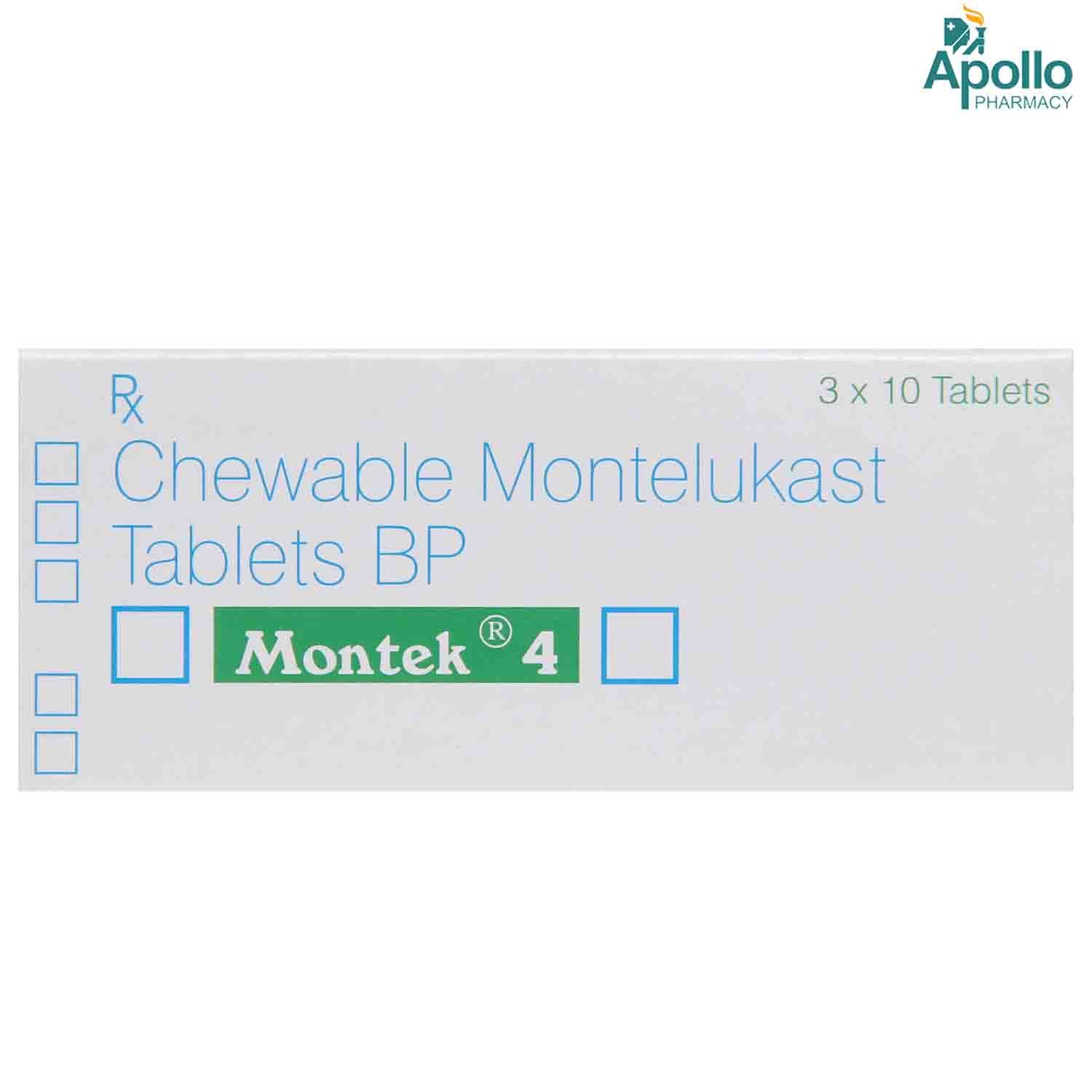 Buy Montek 4 Tablet 10's Online