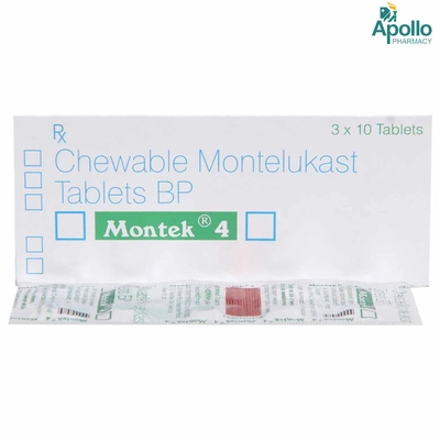 Montek 4 Tablet 10's, Pack of 10 TABLETS