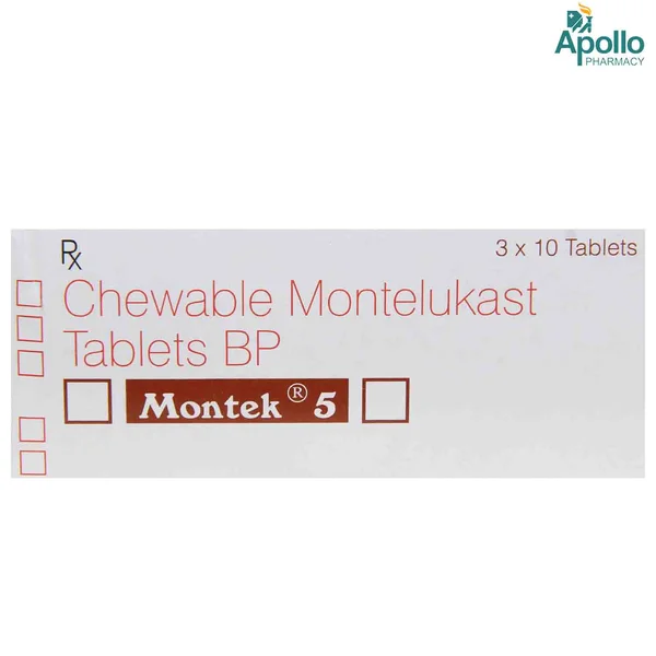 Montek 5 Tablet 10's
