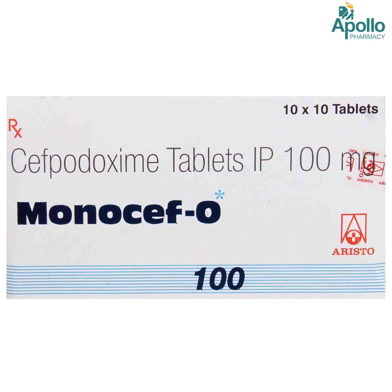 Buy Monocef-O 100 Tablet 10's Online