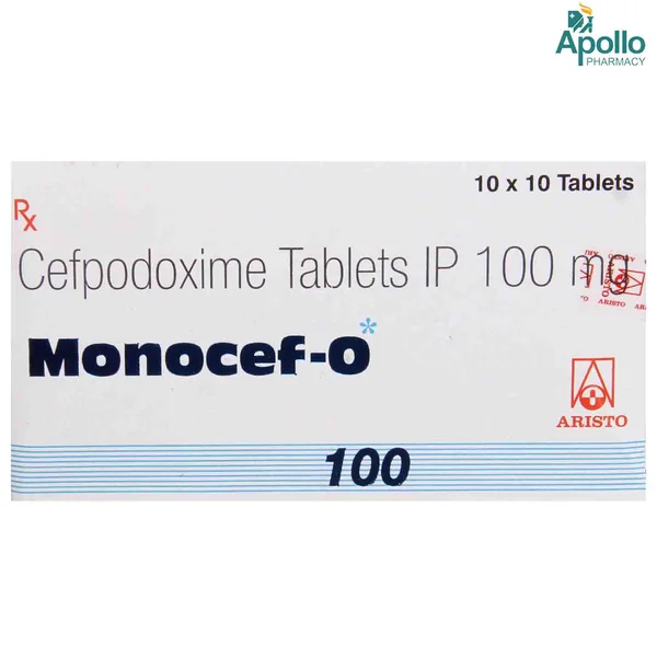 Monocef-O 100 Tablet 10's, Pack of 10 TABLETS
