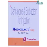 MONOBACT 750MG INJECTION, Pack of 1 INJECTION