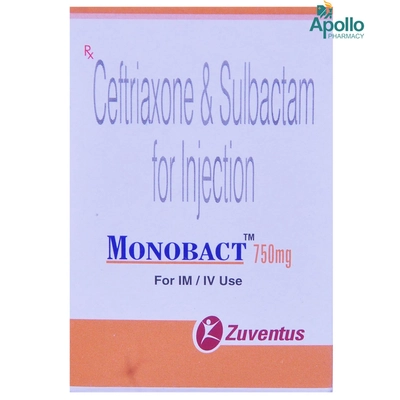 MONOBACT 750MG INJECTION, Pack of 1 INJECTION