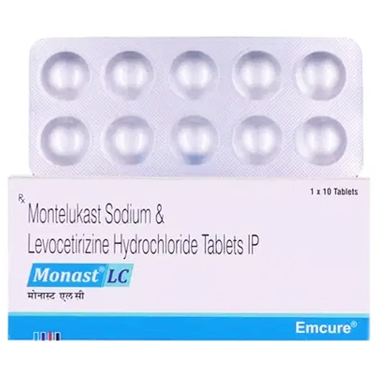 Monast LC Tablet 10's, Pack of 10 TabletS Monast LC Tablet 10's, Pack of 10 TabletS