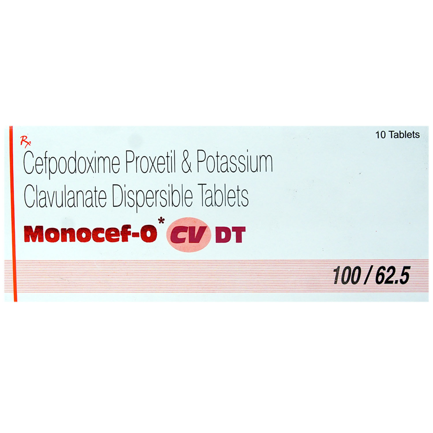Monocef-O CV DT Tablet 10's, Pack of 10 TabletS Monocef-O CV DT Tablet 10's, Pack of 10 TabletS