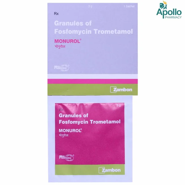 Monurol Sachet 3 gm, Pack of 1 GRANULES