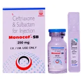MONOCEF SB 250MG INJECTION, Pack of 1 INJECTION