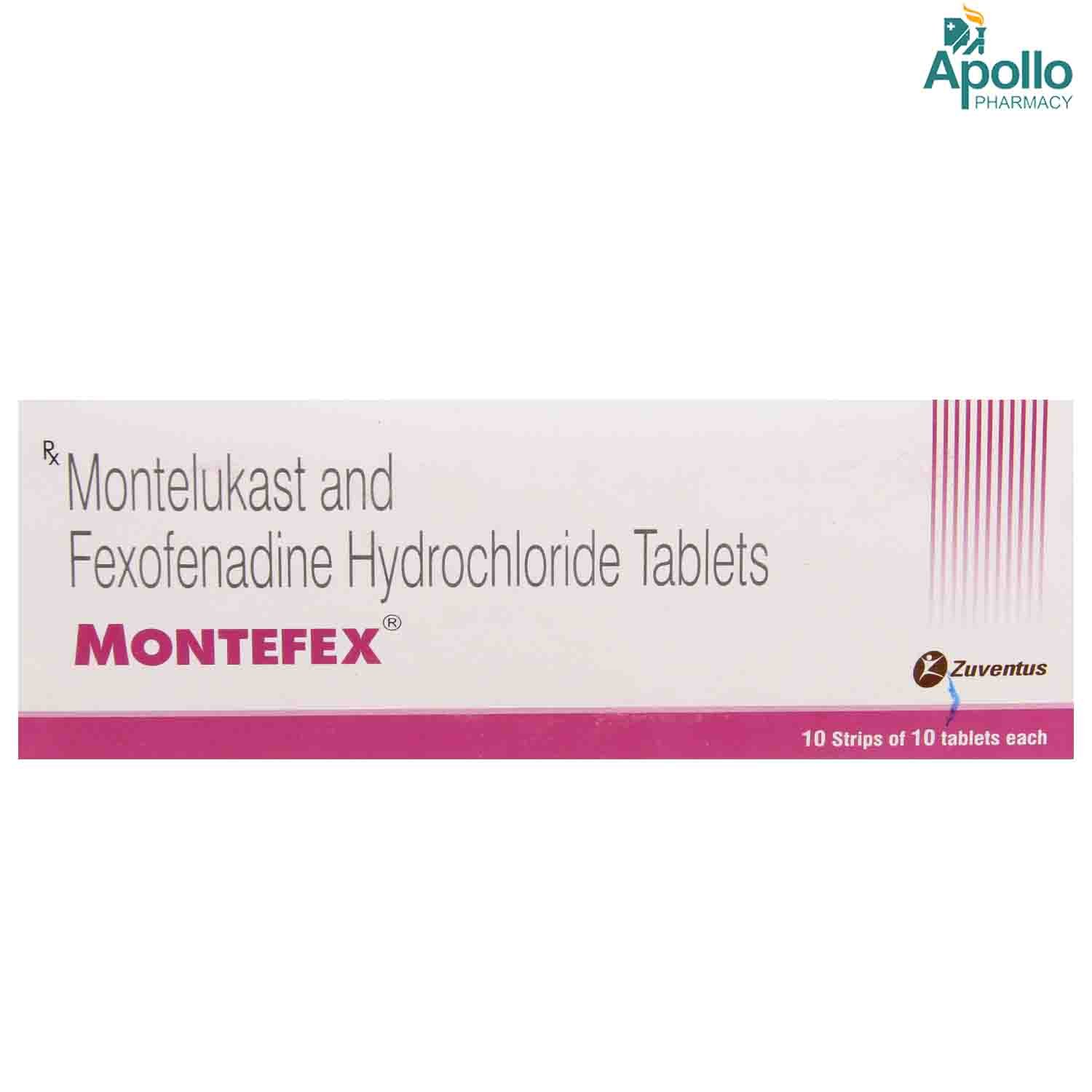 Montefex Tablet 10's, Pack of 10 TabletS Montefex Tablet 10's, Pack of 10 TabletS