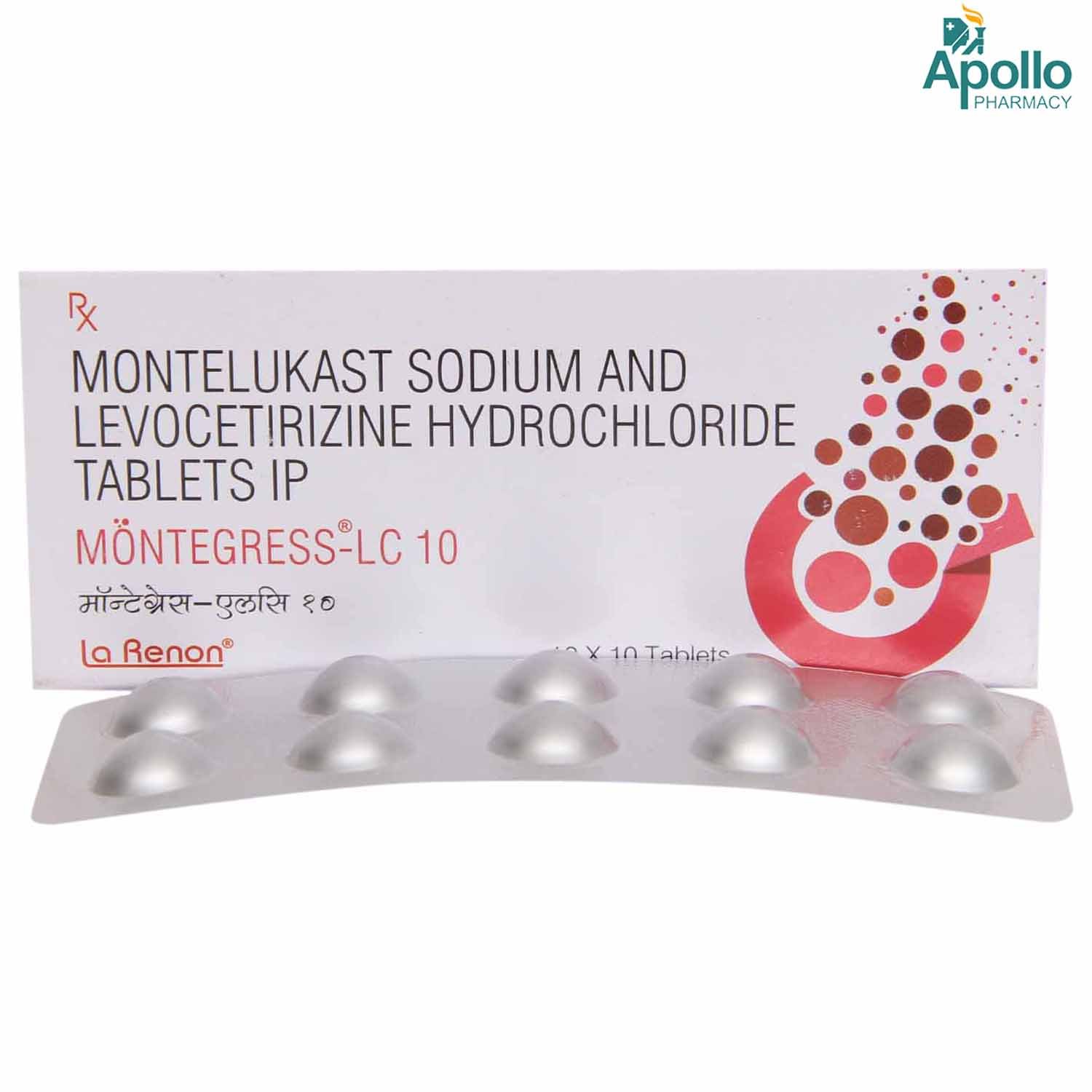 Montegress LC 10 Tablet 10's, Pack of 10 TABLETS Montegress LC 10 Tablet 10's, Pack of 10 TABLETS