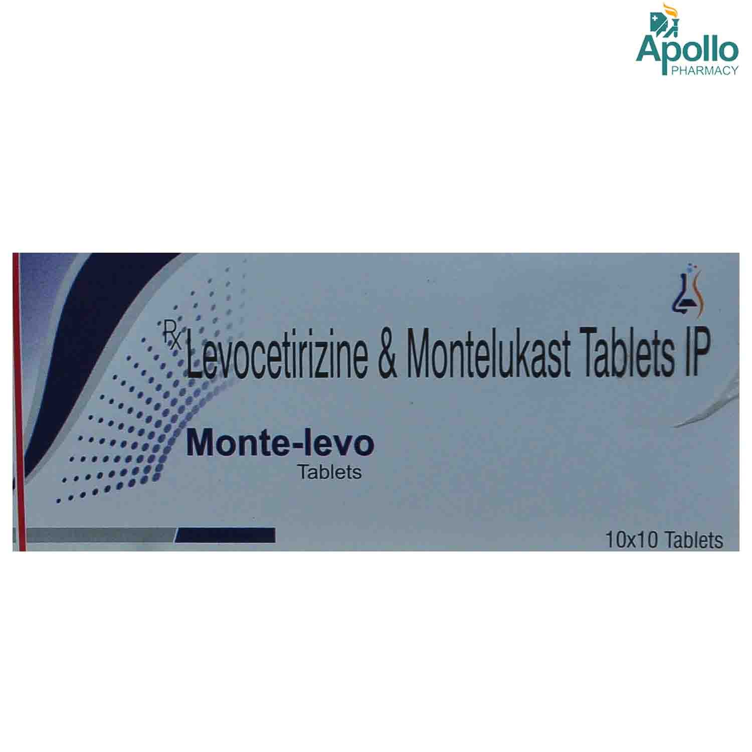 Monte Levo Tablet 10's, Pack of 10 TABLETS Monte Levo Tablet 10's, Pack of 10 TABLETS