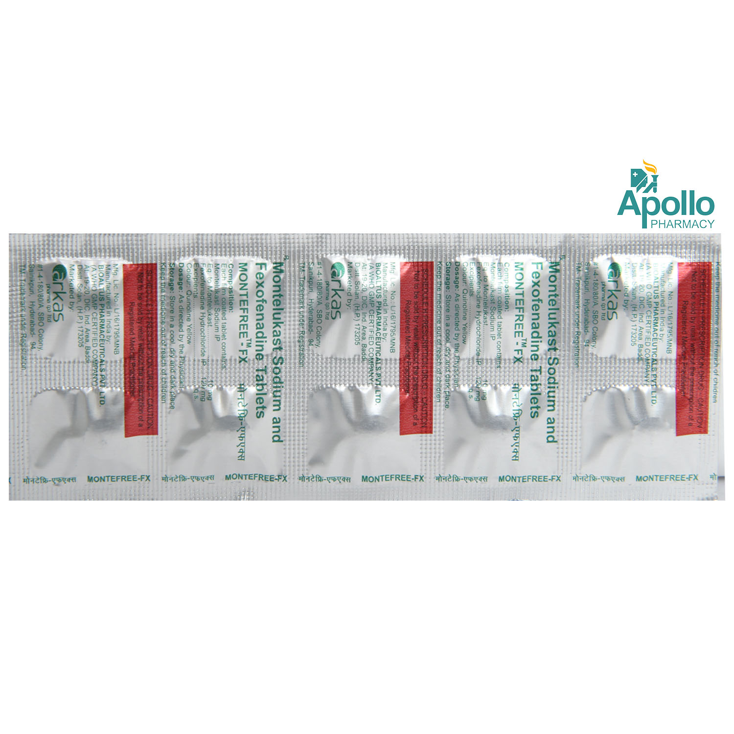 Montefree FX Tablet 10's, Pack of 10 TABLETS Montefree FX Tablet 10's, Pack of 10 TABLETS