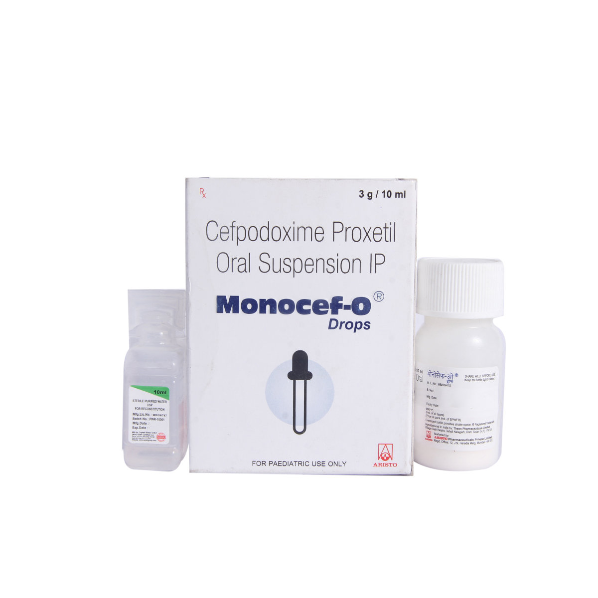 Monocef-O 25 mg Oral Drops 10 ml, Pack of 1 Oral Drops Monocef-O 25 mg Oral Drops 10 ml, Pack of 1 Oral Drops