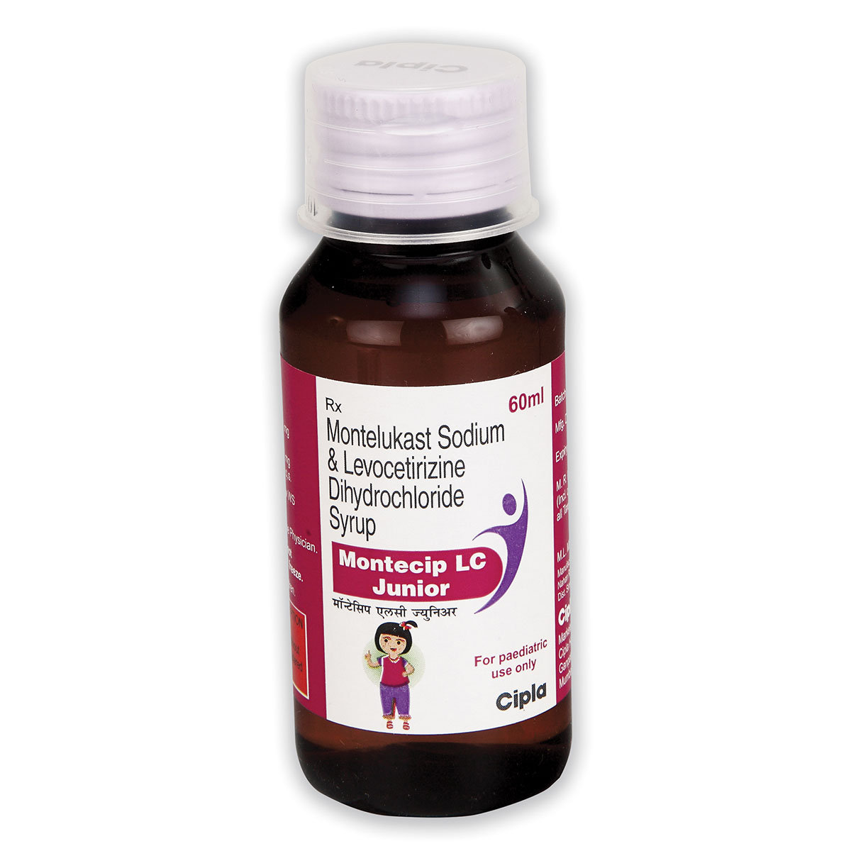 Montecip LC Junior Syrup 60 ml, Pack of 1 Syrup Montecip LC Junior Syrup 60 ml, Pack of 1 Syrup