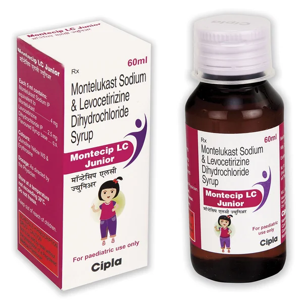 Montecip LC Junior Syrup 60 ml, Pack of 1 Syrup