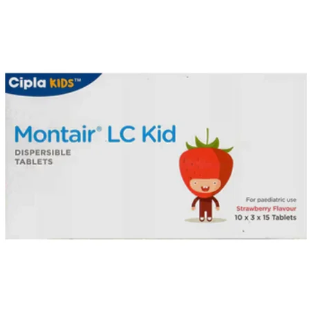 Montair LC Kid Paediatric Strawberry Dispersible Tablet 15's