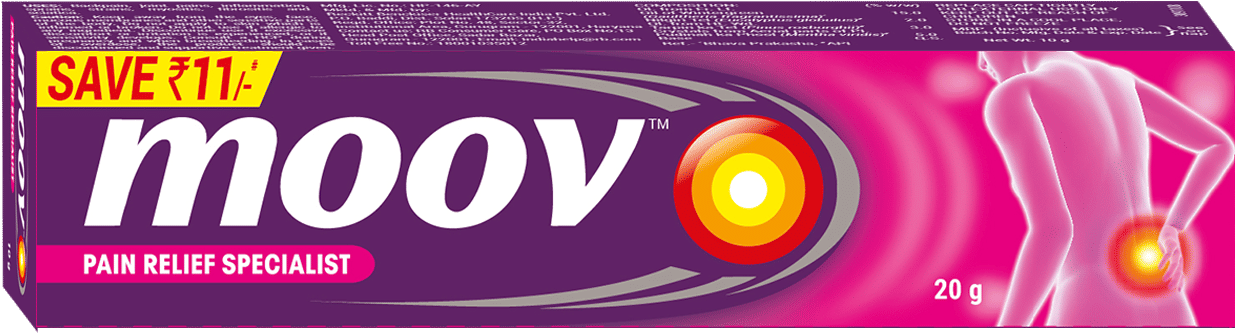 Moov Pain Relief Cream, 20 gm, Pack of 1 Moov Pain Relief Cream, 20 gm, Pack of 1