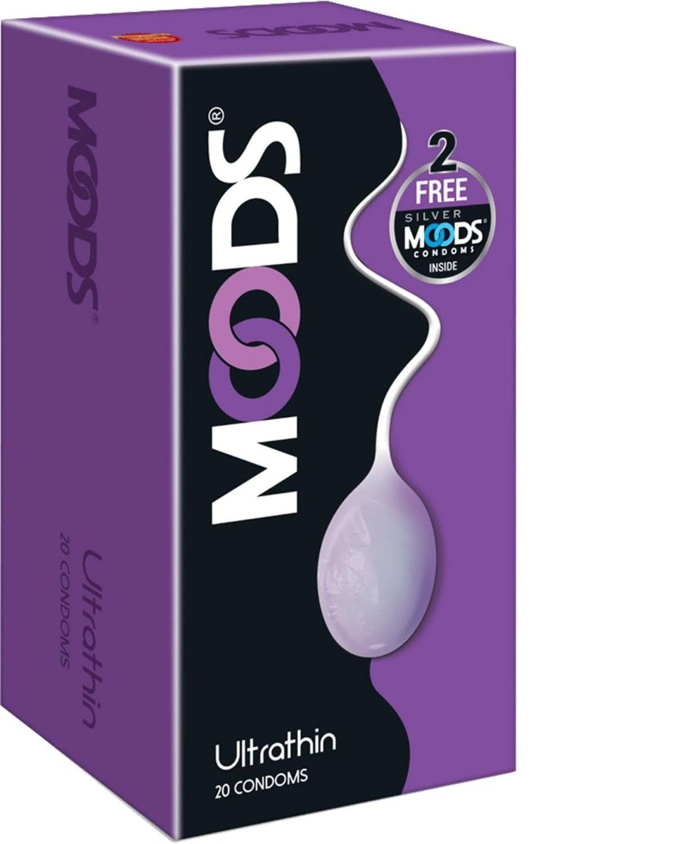 Moods Ultrathin Condoms, 20 Count, Pack of 1 Moods Ultrathin Condoms, 20 Count, Pack of 1
