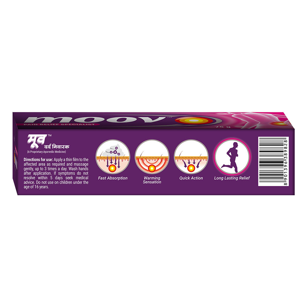 Moov Pain Relief Specialist Ointment, 75 gm, Pack of 1 Moov Pain Relief Specialist Ointment, 75 gm, Pack of 1