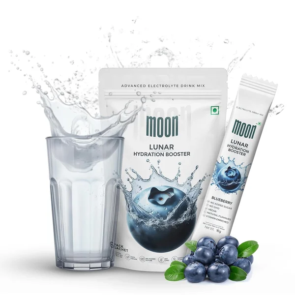 Moon Lunar Blueberry Hydration Booster, 16 gm