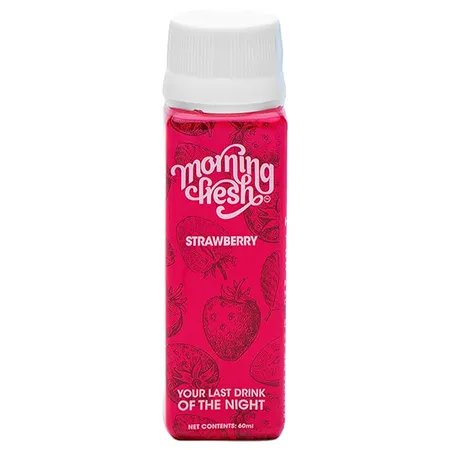 Morning Fresh Strawberry Flavor Hangover Drink, 60 ml
