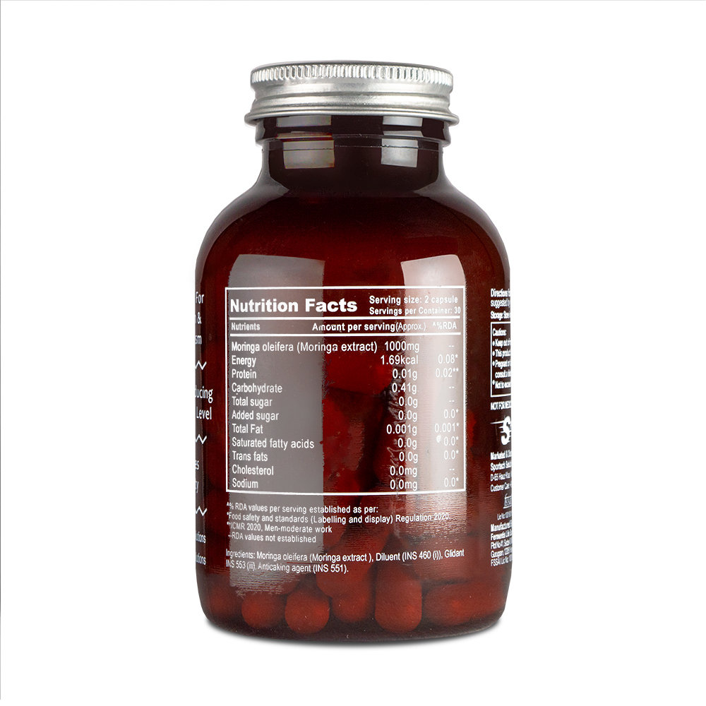 The Vitamin Company Moringa Extract, 60 Capsules, Pack of 1 The Vitamin Company Moringa Extract, 60 Capsules, Pack of 1