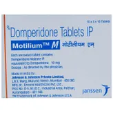 Motilium M Tablet 10's, Pack of 10 TABLETS