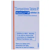 Motilium M Tablet 10's, Pack of 10 TABLETS