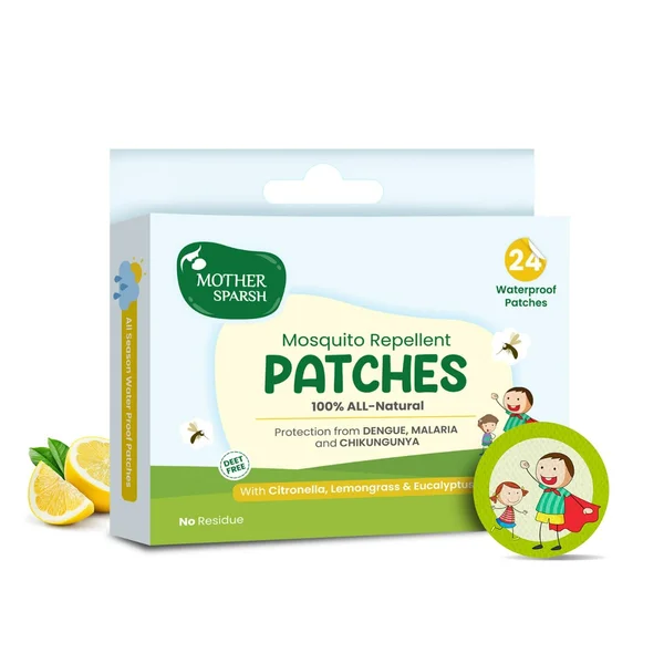 Mother Sparsh Mosquito Repellent Patches, 24 Count, Pack of 1
