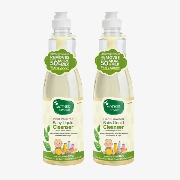 Mother Sparsh Plant Powered Baby Liquid Cleanser, 2x175 ml, Pack of 1