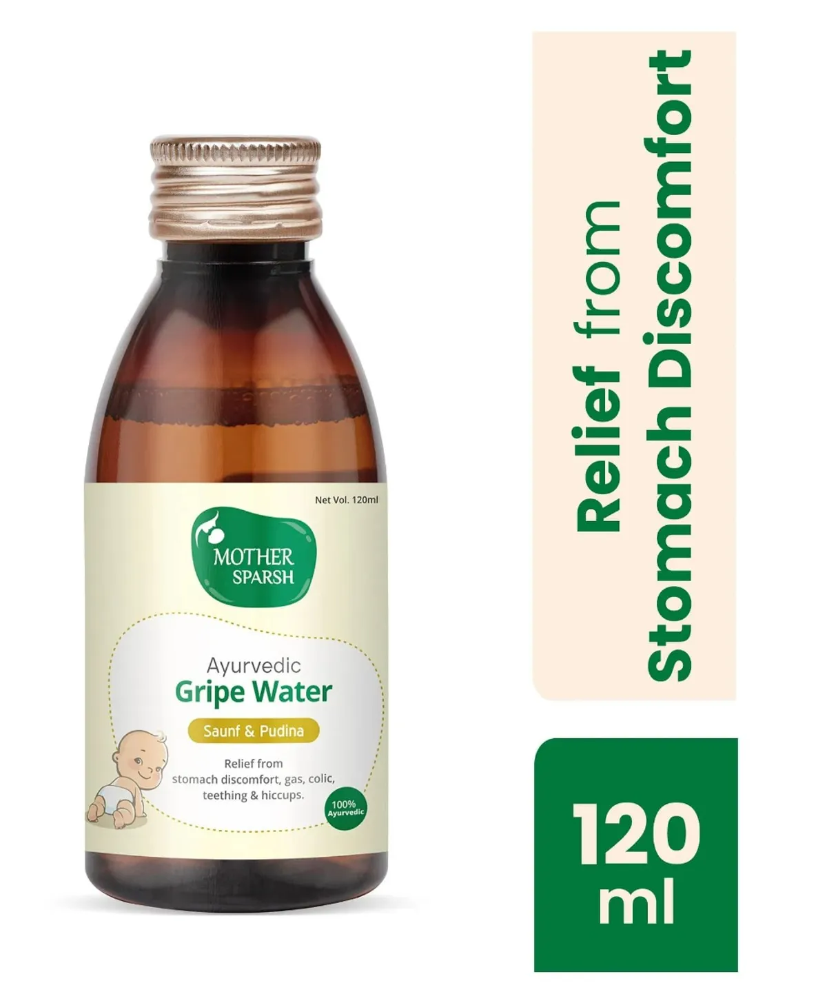 Buy Mother Sparsh Gripe Water Saunf Pudina, 120 ml 19 Minutes