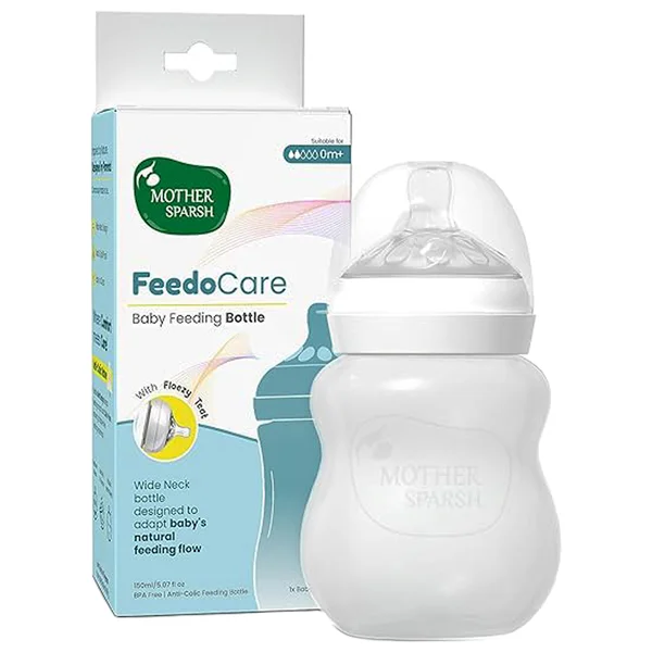 Mother Sparsh Feedocare Baby Feeding Bottle, 150 ml, Pack of 1