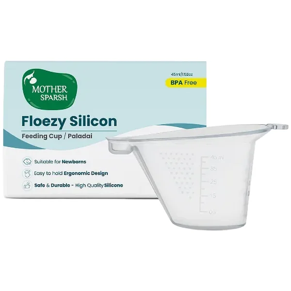 Mother Sparsh Floezy Silicon Feeding Cup/Paladai, 1 Count, Pack of 1