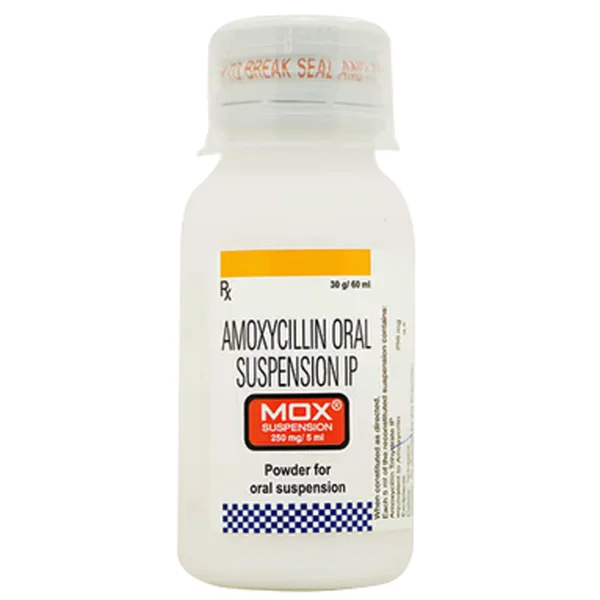 Mox 250 mg Syrup 60 ml, Pack of 1 Syrup
